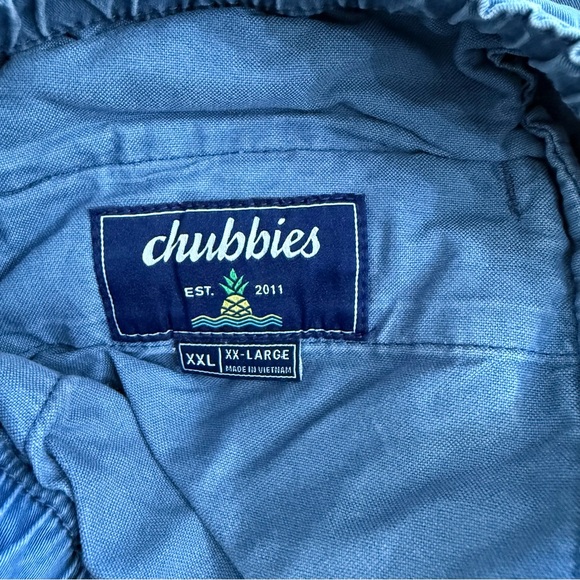 Lot Of 2 Chubbies Shorts 7” Inseam Men’s Size  XXL Yellow Blue. - Picture 4 of 8